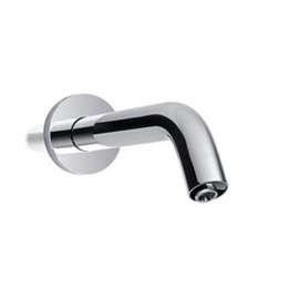 Helix EcoPower TEL135-D10EM#CP Wall-Mount Electronic Bathroom Faucet with 10s Controller and Mixing Valve in Polished Chrome, 0.5 GPM