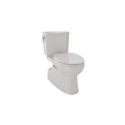 1.0 GPF Two-Piece Elongated Toilet with Single Flush in Sedona Beige