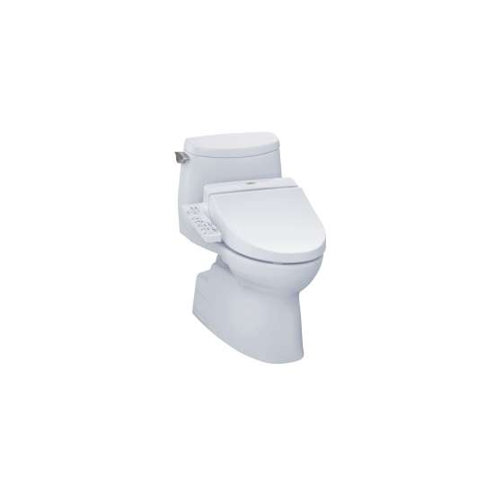 1.0 GPF One-Piece Elongated Bowl with Single Flush and Washlet+ C100 Washlet in Cotton
