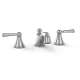 Widespread Lavatory Faucet with Lever Handles in Polished Chrome