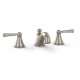 Widespread Lavatory Faucet with Lever Handles in Brushed Nickel