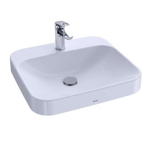 Arvina 20-in. Vitreous China Rectangular Vessel Bathroom Sink - In Multiple Colors