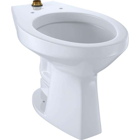 1.0 GPF Commercial Ultra-High Efficiency Elongated Toilet Bowl in Cotton