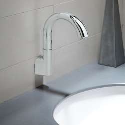 0.35 GPM Wall-Mount EcoPower Faucet in Polished Chrome
