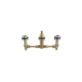 Brass Three-Hole Roman Tub Filler Rough-in