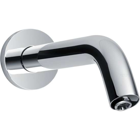 0.35 GPM Helix Wall-Mount EcoPower Faucet with Thermostatic Mixing Valve in Polished Chrome