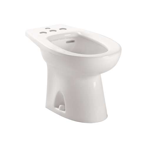 BT500B Piedmont Floor Mounted Porcelain Bidet - Four Hole Faucet Drilling