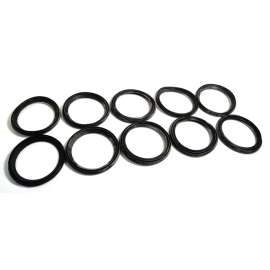 Flush Valve Gasket Set (10 Pieces) for Drake, Ultimate, Ultramax, and Vespin Toilets