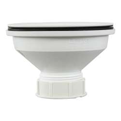 2410-01 3.5-in Plastic Strainer in White