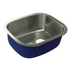 12.63-in x 15-in x 7-in 16 Gauge Single Bowl, Undermount Stainless Steel Kitchen/Bar Sink 