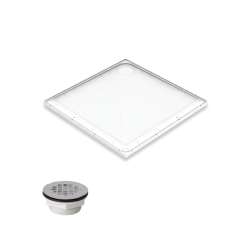 Mullen K26100 42-in x 42-in Shower Base with Drain