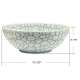 16-in Round Fireclay Vessel Sink in White/Dark Green