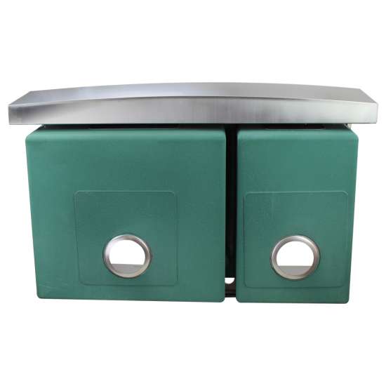 16 Gauge 60/40 Double Micro Edge Dual Mount Stainless Steel Sink Bowls with Low Divide 35.75