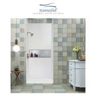 SaraMar 36-In X 48-In X 96-In Glue to Wall 3-Piece Shower Wall Trimmable Kit