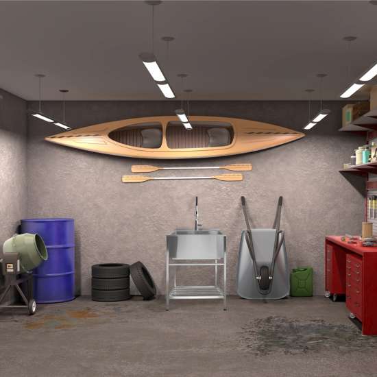 25 in. x 22 in. x 34.3 in. Stainless Steel Laundry Sink with Wash Stand and Faucet in Brushed Satin