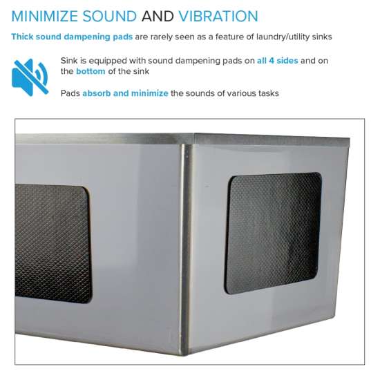 25 in. x 22 in. x 34.3 in. Stainless Steel Laundry Sink with Wash Stand and Faucet in Brushed Satin