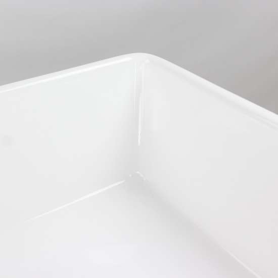 24 in. X 18 in. X 10 in. Single Bowl, Farmhouse Fireclay Kitchen Sink, Undermount Installation, In White