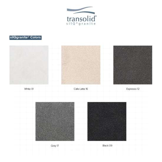 33-in X 22-in X 9.5-in silQ Granite Kitchen Sink with Double Equal bowls, Drop-in Installation with 2 CB Faucet Holes, in Grey