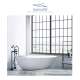 Marisol Grande 67-in L x 33in W x 22in H Resin Stone Freestanding Bathtub with center drain, in White