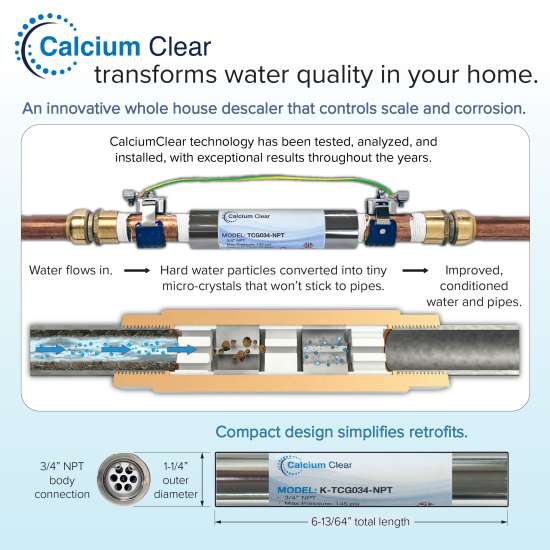 Transolid K-TCG034-NPT 3/4-in NPT Water Conditioner Kit With Adapters and Nipples
