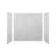 SMMWK603660-50V Monterey 60-in x 36-in x 60-in Glue to Wall 3-Piece Tub Wall Kit, Moonstone (Velvet Smooth Finish)