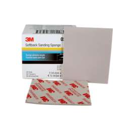 7000000588 Softback Sanding Sponge, 02602, 4 1/2 in x 5 1/2 in (115mm x 140mm), Superfine, 20 sponges per pack, 6 packs per case