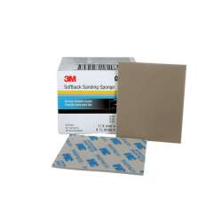 7000000592 Softback Sanding Sponge 02601, 4-1/2 in x 5-1/2 in, (115mm x 140mm), Ultrafine, 20 Sponges/Pack, 6 Packs/Case