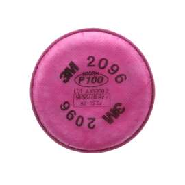 7000002048 2096 Particulate Filter 2096, P100, with Nuisance Level Acid Gas Relief 100 EA/Case