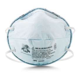 7000002059 8246 Particulate Respirator 8246, R95, with Nuisance Level Acid Gas Relief 120 EA/Case