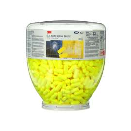 7000002305 391-1004 E-A-Rsoft Yellow Neons One Touch Refill Earplugs 391-1004, Uncorded, Regular Size, 2000 Pair/Case