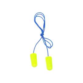 7000002306 311-1250 E-A-Rsoft Yellow Neons Earplugs 311-1250, Corded, Poly Bag, Regular Size, 2000 Pair/Case