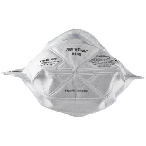 7000002390 9105 VFlex Particulate Respirator 9105, N95, 400 EA/Case