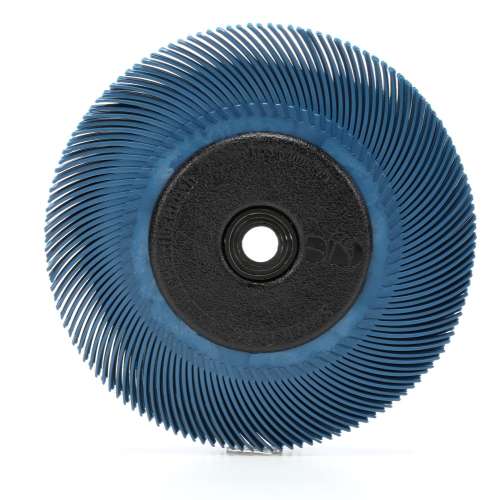 7000021284 Scotch-Brite™ Radial Bristle Brush, 6 in x 7/16 in x 1 in 400 with Adapter, 5 ea/Case