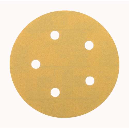 7000028340 Hookit™ Paper Disc 216U, P320 A-weight, 5 in x NH, D/F 5HL, Die 500FH, 100/Pac, 500 ea/Case