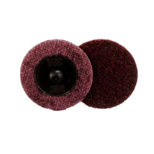 7000028506 Scotch-Brite™ Roloc™ Surface Conditioning Disc, 07481, SC-DR, A/O Medium, TR, 2 in, 25/Carton, 100 ea/Case
