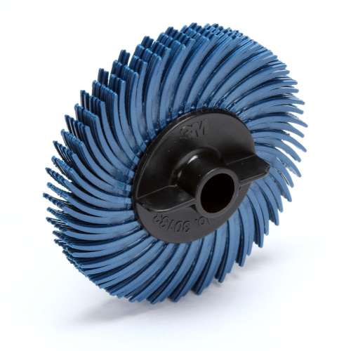 7000028529 Scotch-Brite™ Radial Bristle Disc, 2 in x 3/8 in 400, 40/Carton, 80 ea/Case