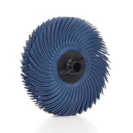 7000028532 Scotch-Brite™ Radial Bristle Disc, 3 in x 3/8 in 400, 40/Carton, 80 ea/Case