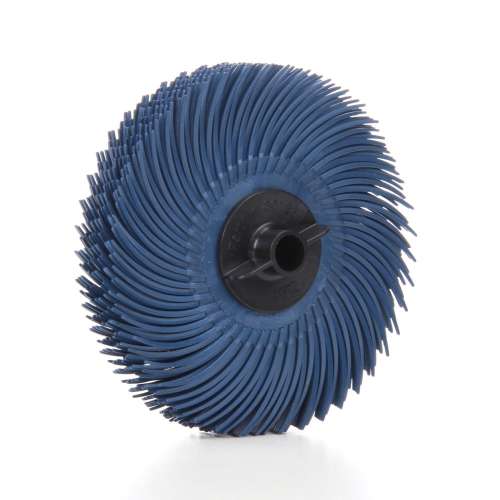 7000028532 Scotch-Brite™ Radial Bristle Disc, 3 in x 3/8 in 400, 40/Carton, 80 ea/Case