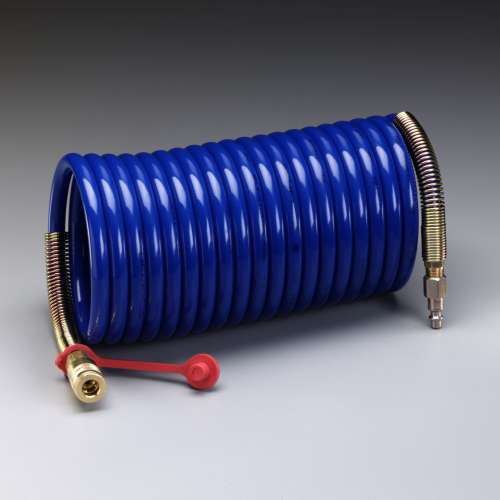 7000031123 W-2929-100 Supplied Air Hose W-2929-100, 100 ft, 3/8 in ID, Industrial Interchange Fittings, High Pressure, Coiled 1 EA/Case