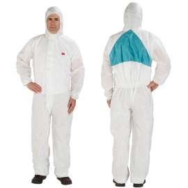 7000034763 4520-XL Disposable Protective Coverall 4520-XL White/Green Type 5/6, 20 ea/Case