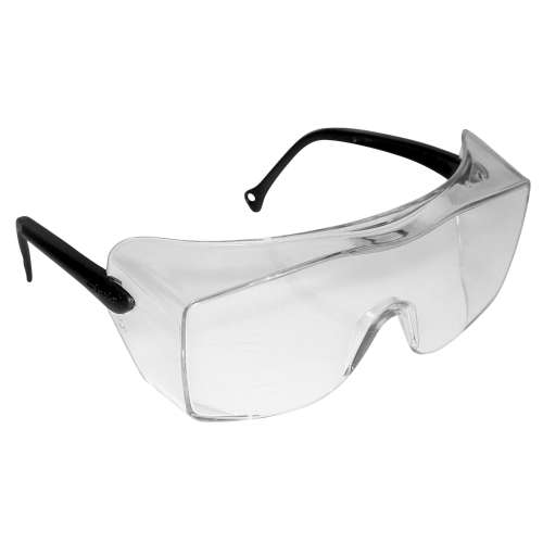 7000042891 12163-00000-20 OX Protective Eyewear 12163-00000-20, Clear AF Lens, Black Secure Grip Temple, 20 ea/Case