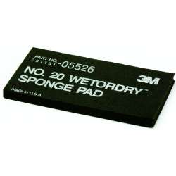 7000045663 Wetordry™ Sponge Pad 20, 05526, 5 1/2 x 2-3/4 in x 3/8 in, 5 sponges per carton, 10 cartons per case