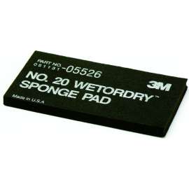7000045663 Wetordry™ Sponge Pad 20, 05526, 5 1/2 x 2-3/4 in x 3/8 in, 5 sponges per carton, 10 cartons per case
