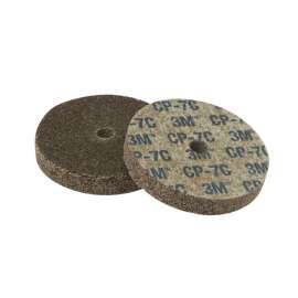 7000045845 Scotch-Brite™ Cut and Polish Unitized Wheel, CP-UW, 7A Coarse, 3 in x 1/4 in x 1/4 in, 40 ea/Case