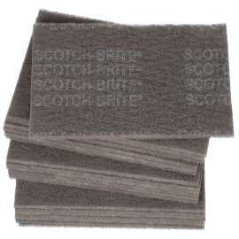 7000045983 Scotch-Brite™ Hand Pad 7448, HP-HP, SiC Ultra Fine, Gray, 6 in x 9 in, 20/Carton, 60 ea/Case