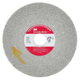 7000046098 Scotch-Brite™ EX2 Deburring Wheel, X2-WL, 9S Fine, 10 in x 1 in x 5 in, 2 ea/Case