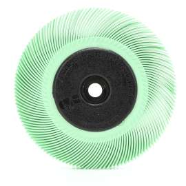 7000046181 Scotch-Brite™ Radial Bristle Brush, 6 in x 7/16 in x 1 in 1 Micron with Adapter, 5 ea/Case