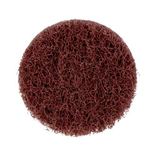 7000046832 Standard Abrasives™ Quick Change Buff and Blend GP Disc, 810312, A/O Medium, TR, Maroon, 2 in, Die Q200P, 50/Carton, 500 ea/Case