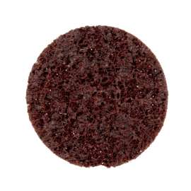 7000046863 Standard Abrasives™ Quick Change Surface Conditioning FE Disc, 840381, A/O Coarse, TR, BRN, 2 in, Die Q200P, 50/Car, 500 ea/Case