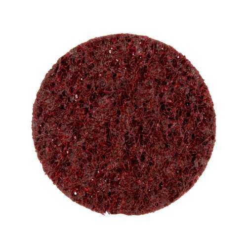 7000046864 Standard Abrasives™ Quick Change Surface Conditioning FE Disc, 840382, A/O MED, TR, Maroon, 2 in, Die Q200P, 50/Car, 500 ea/Case